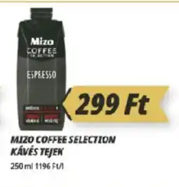 Príma Mizo coffee selection kávés tejek ajánlat