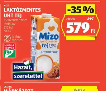 ALDI Laktzmentes UHT tej ajánlat