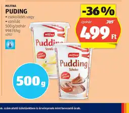 ALDI Milfina Pudding ajánlat