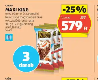 ALDI Kinder Maxi King ajánlat