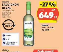 ALDI Sauvignon Blanc ajánlat