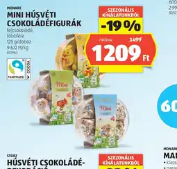 ALDI Monarc Mini Húsvéti Csokoládéfigurák ajánlat