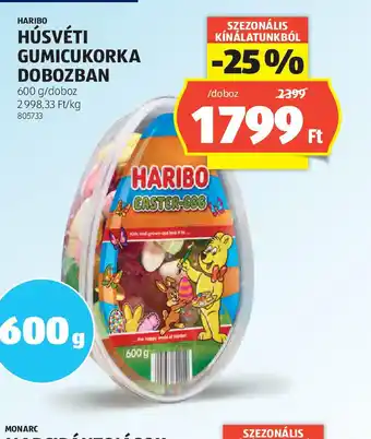 ALDI Haribo Húsvéti Gumicukorka Dobozban ajánlat