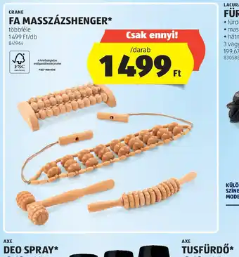 ALDI Crane Fa Masszázshenger ajánlat