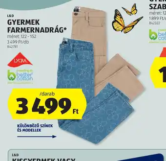 ALDI LED Gyerek Farmernadrág ajánlat