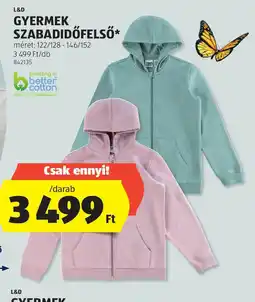 ALDI L&D Gyerek Szabadidőfelső ajánlat