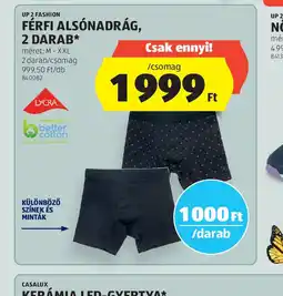 ALDI UP2 Fashion Férfi Alsnadrág ajánlat