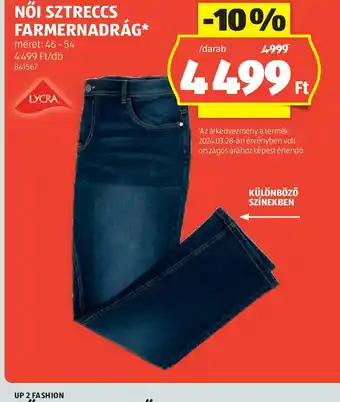 ALDI SP J Fashion Női Sztreccs Farmernadrág ajánlat