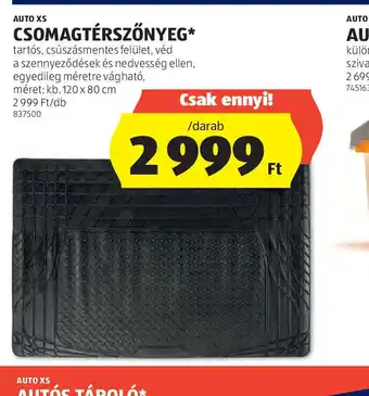 ALDI Csomagtérszőnyeg ajánlat