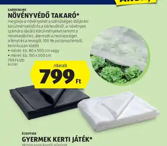 ALDI Gardenline Növényvédő Takar ajánlat