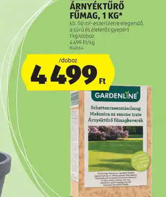 ALDI Gardenline Árnyéktűrő Fűmag ajánlat