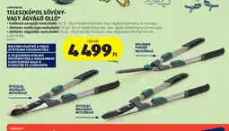 ALDI Gardenline Teleszkpos Sövény- vagy Ágvág Oll ajánlat