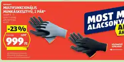 ALDI Topcraft Multifunkcionális Munkáskesztyű ajánlat