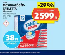 ALDI Tandil Mosogatgép-tabletta ajánlat