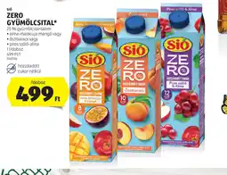 ALDI Sio Zero Gyümölcsital ajánlat