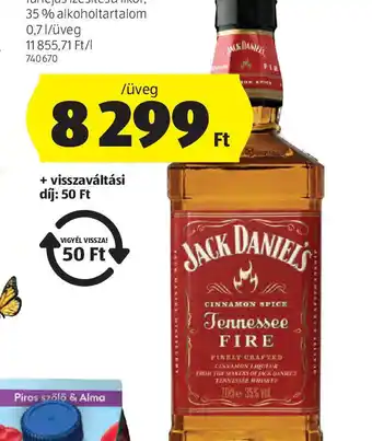 ALDI Jack Daniel's Tennessee Fire ajánlat