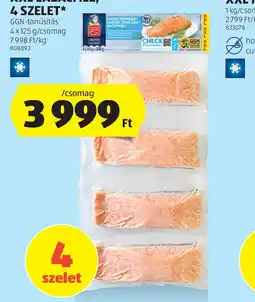 ALDI Golden Seafood XXL Lazacfilé, 4 szelet ajánlat