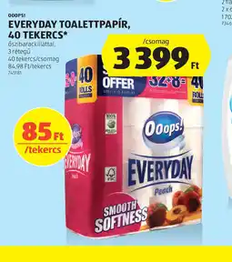 ALDI Everyday Toalettpap Peachr ajánlat