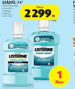 ALDI Listerine Szájv UP TO 12 HOURS FRESHNESSz ajánlat