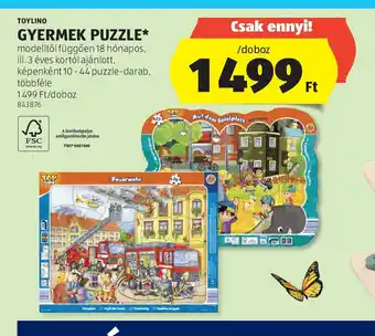 ALDI Trefl Gyermek Puzzle ajánlat