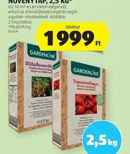 ALDI Gardenline Növénytáp ajánlat