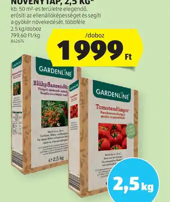 ALDI Gardenline Növénytáp ajánlat