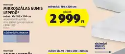 ALDI Mikroszálas gumis lepedő ajánlat