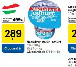 Tesco Nádudvari Natúr Joghurt ajánlat