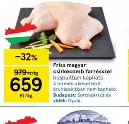 Tesco Friss magyar csirkecomb farrésszel ajánlat