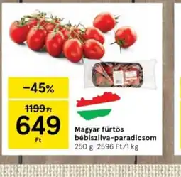 Tesco Magyar fürtös bablizsiva-paradicsom ajánlat