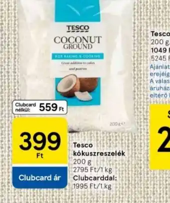 Tesco Tesco kkuszreszelék ajánlat