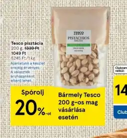 Tesco Bármely Tesco 200 g-os mag vásárlása esetén ajánlat