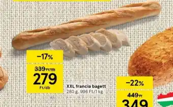 Tesco XXL francia bagett ajánlat