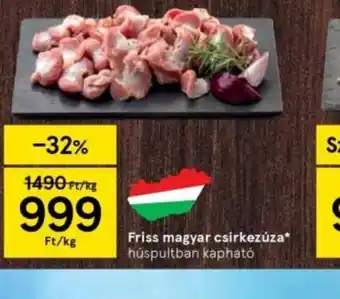 Tesco Friss magyar csirkecsuca ajánlat