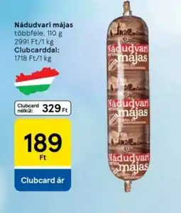 Tesco Nagydűlői májas ajánlat