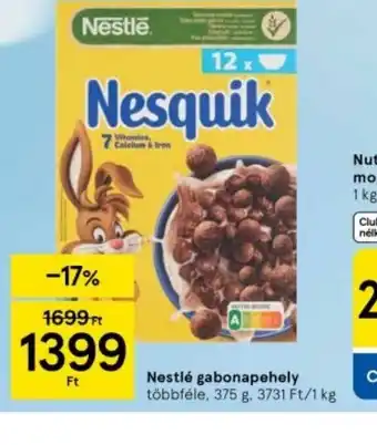 Tesco Nestlé Nesquik gabonapelyhe ajánlat