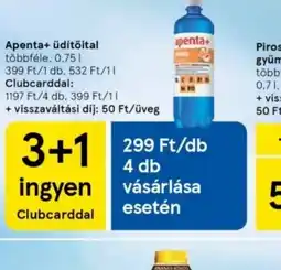 Tesco Apenta+ Gázos Ital ajánlat