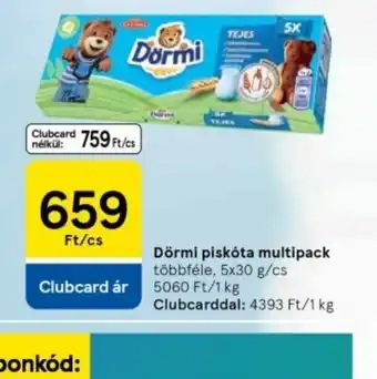 Tesco Doromi plüssöta multipack ajánlat