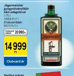 Tesco Jägermeister gygynövénylikőr ajánlat