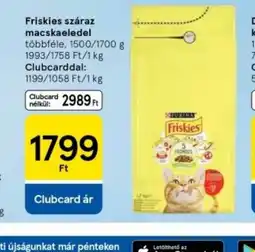 Tesco Friskies száraz macskaeledel ajánlat