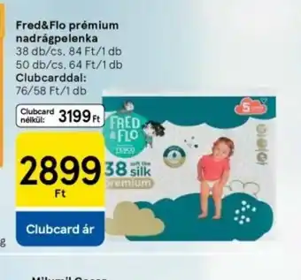 Tesco Fred&Flo prémium nadrágpelenka ajánlat