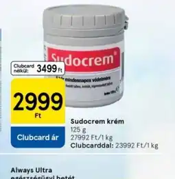 Tesco Sudocrem krém ajánlat