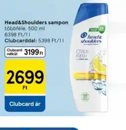 Tesco Head & Shoulders sampon ajánlat