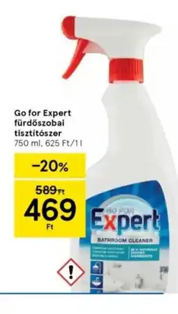 Tesco Go for Expert fürdőszobai tisztít ajánlat