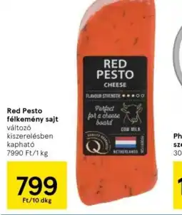 Tesco Red Pesto félkemény sajt ajánlat