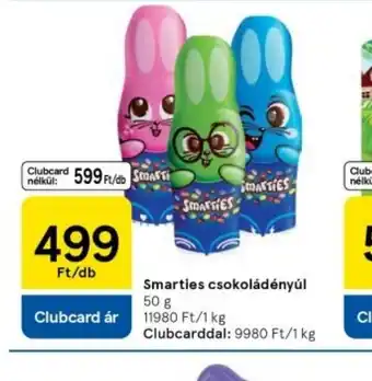 Tesco Smarties csokoládényúl ajánlat