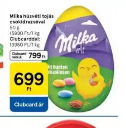 Tesco Milka húsvéti tojás csokidrazséval ajánlat