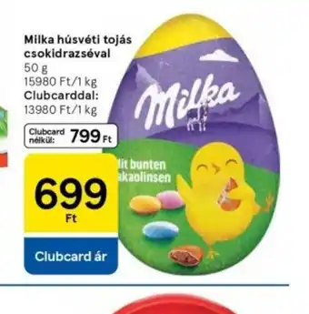 Tesco Milka húsvéti tojás csokidrazséval ajánlat