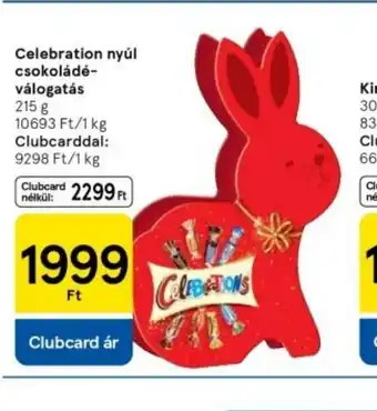 Tesco Celebration nyúl csokoládé-válogatás ajánlat