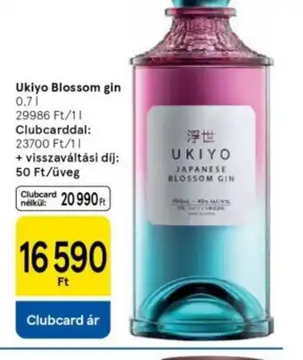 Tesco Ukiyo Blossom Gin ajánlat